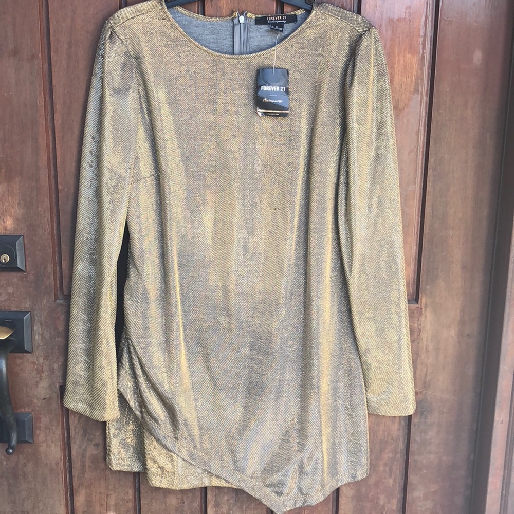 Gold shimmery Dress